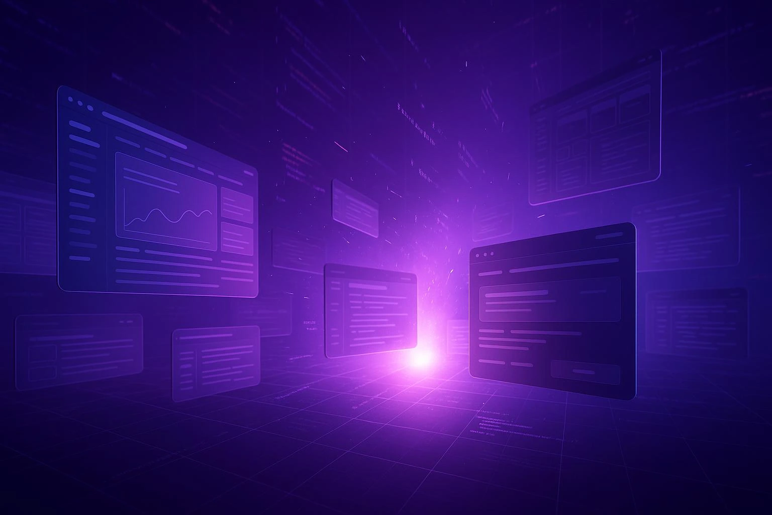 Web application development background
